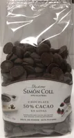 Chocolate 50% cacao en gotas