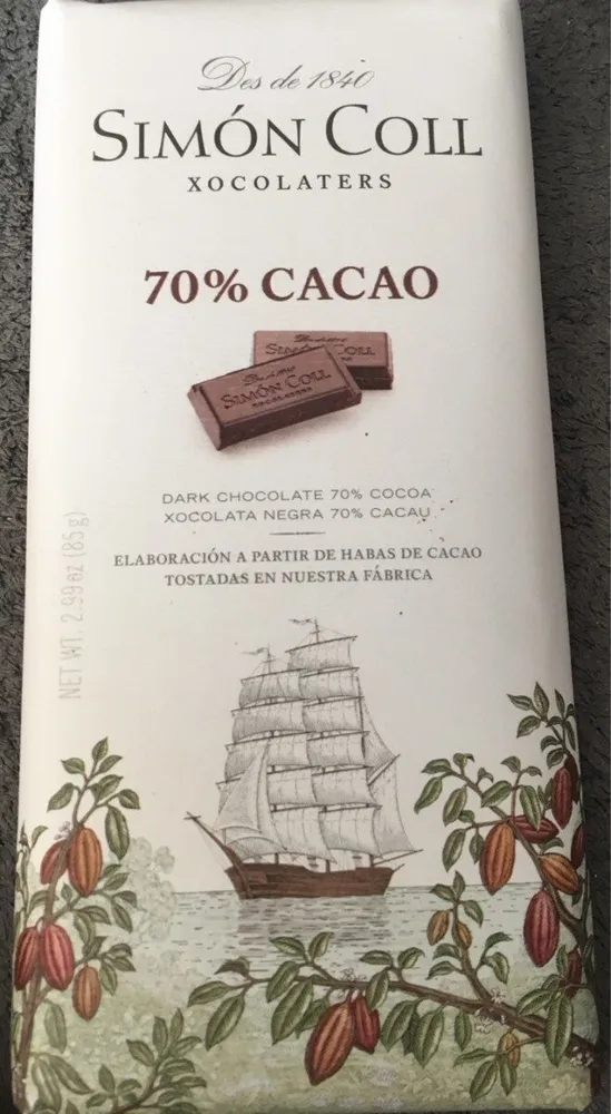 70% de cacao