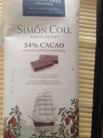 Simon Coll Chocolate Negro 85GR