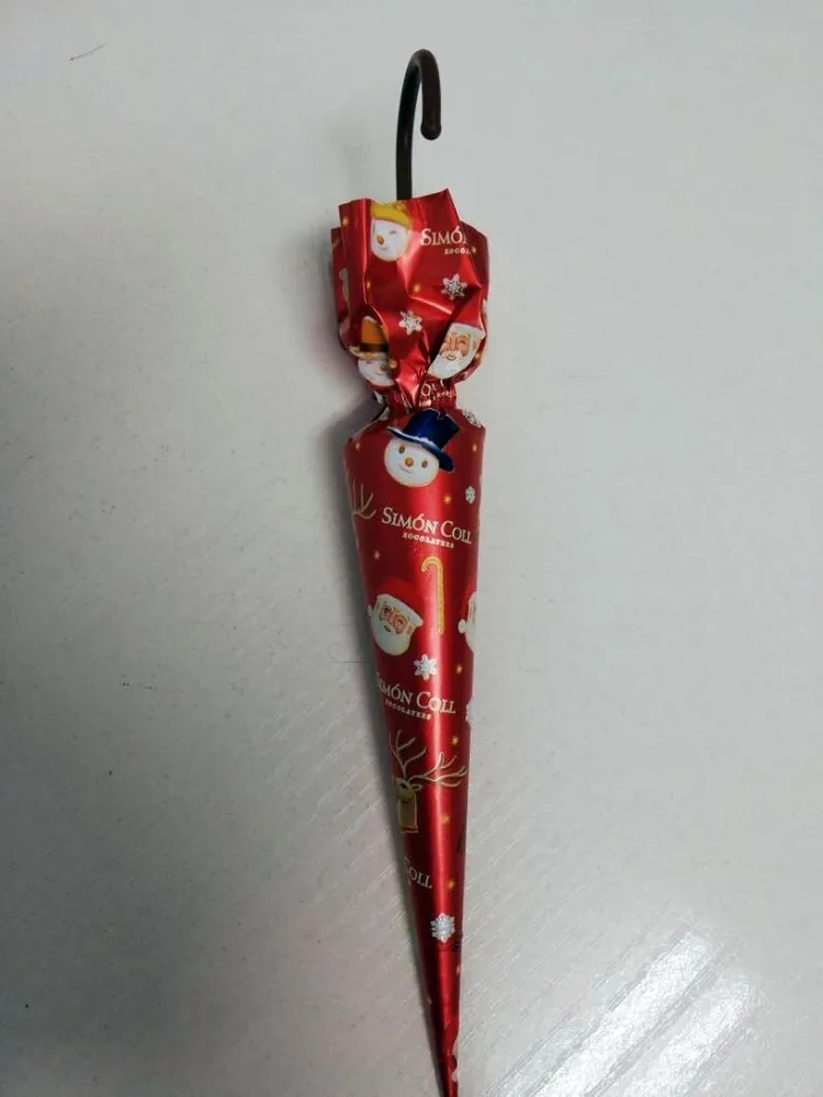 Paraguas de chocolate