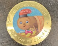 Moneda de chocolate con leche