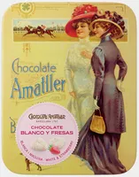 Chocolate blanco y fresas