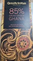 Chocolate 85% cacao origen Ghana