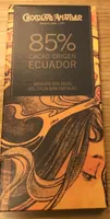 Chocolate 85 % Cacao Ecuador