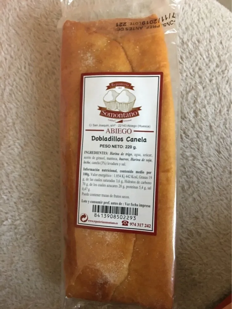 Dobladillos canela