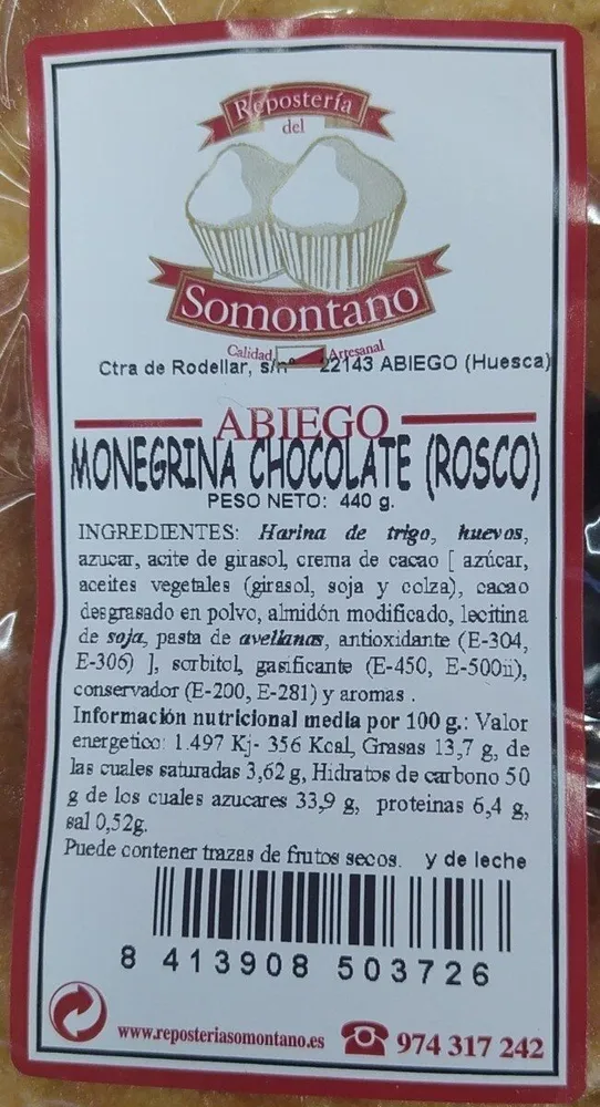Monegrina chocolate