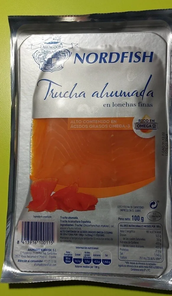 Trucha ahumada
