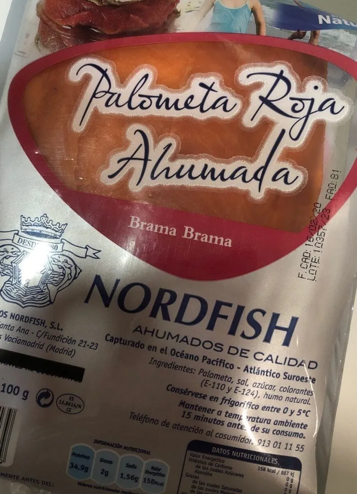 Palometa roja ahumada