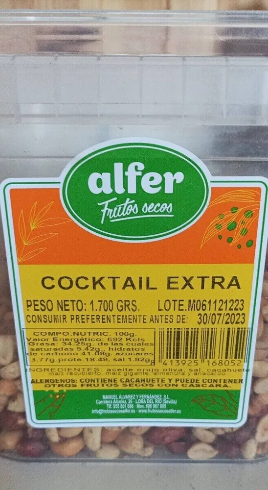 Cocktail Extra frutos secos variados