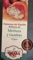 Pimientos del piquillo rellenos de merluza y gambas