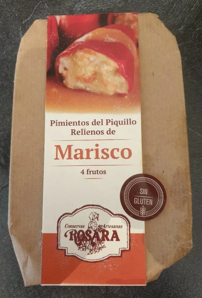 Pimientos del piquillo rellenos de marisco