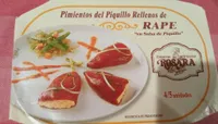 Pimientos de piquillo rellenos de rape