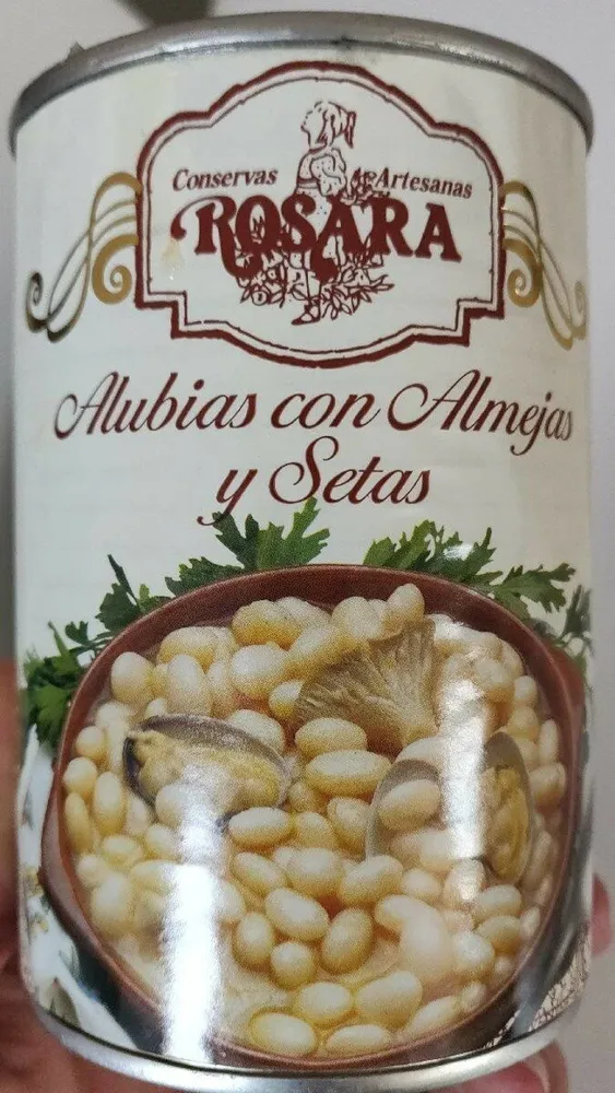 Alubias con almejas y setas
