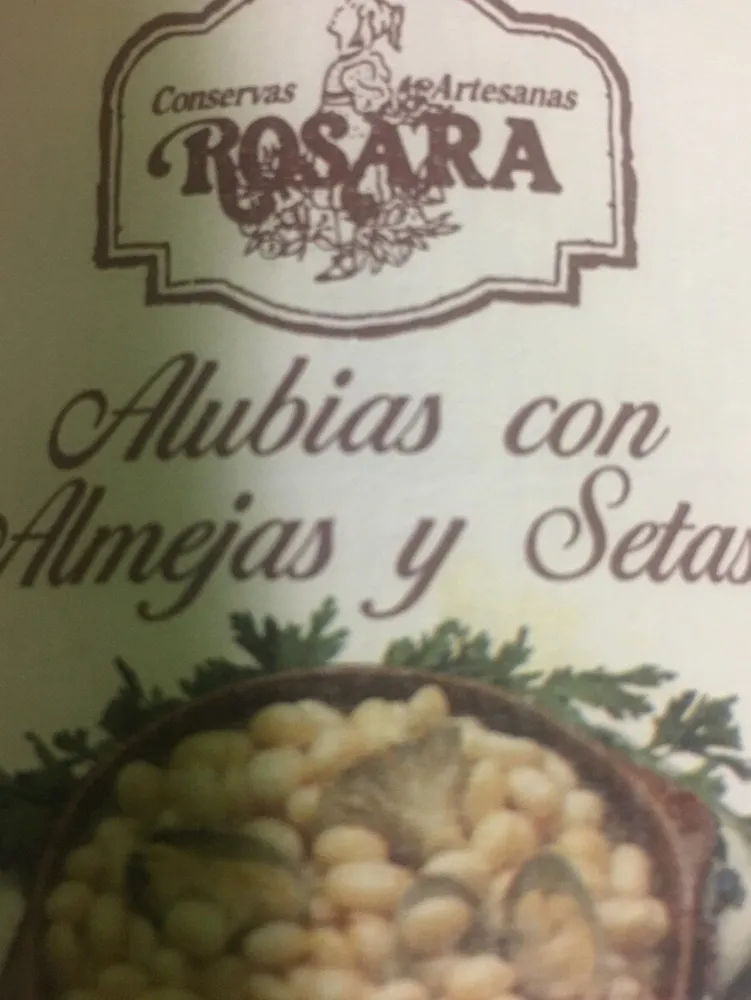 Alubias con almejas y setas