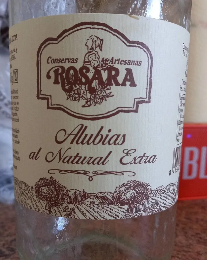 Alubias al natural