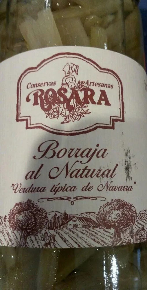 Borraja al natural