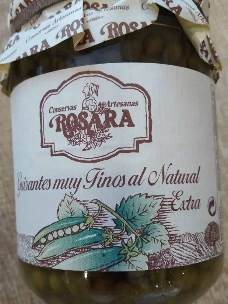 Guisantes muy finos al natural