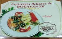 Espárragos relleno de bogavante