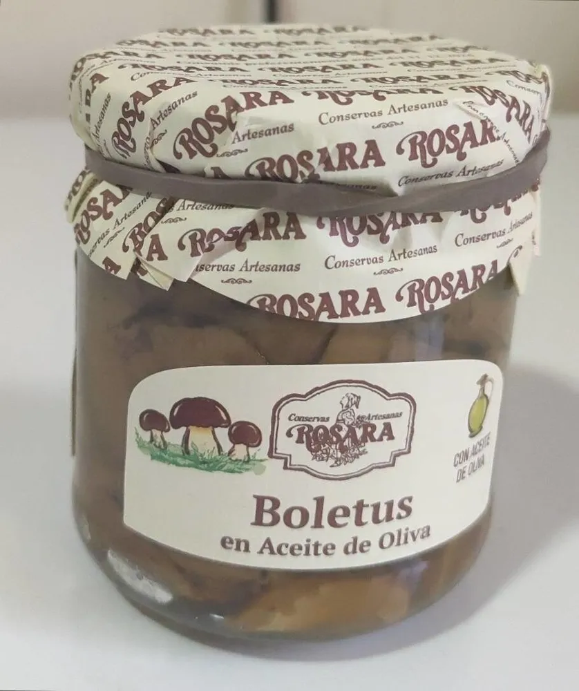Boletus en aceite de oliva