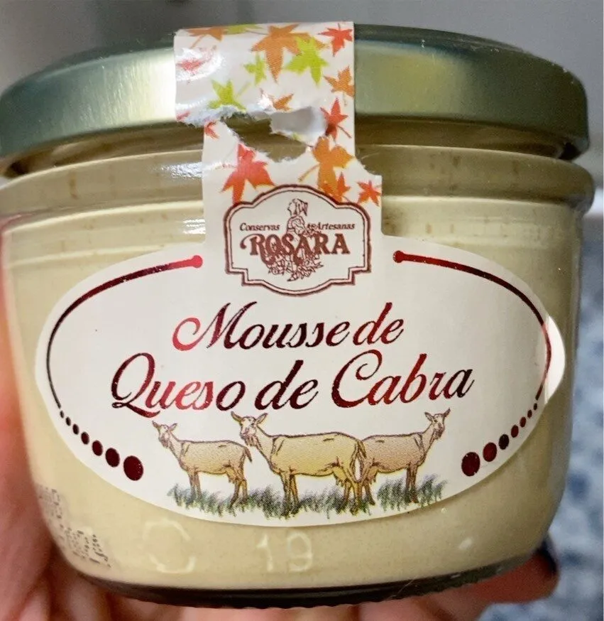 Mousse de queso de cabra