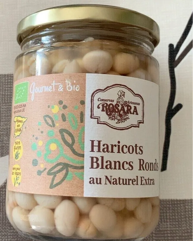 Haricots blancs ronds au naturel extra