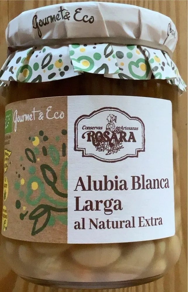 Alubia blanca larga al natural