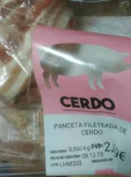 Filete panceta de cerdo