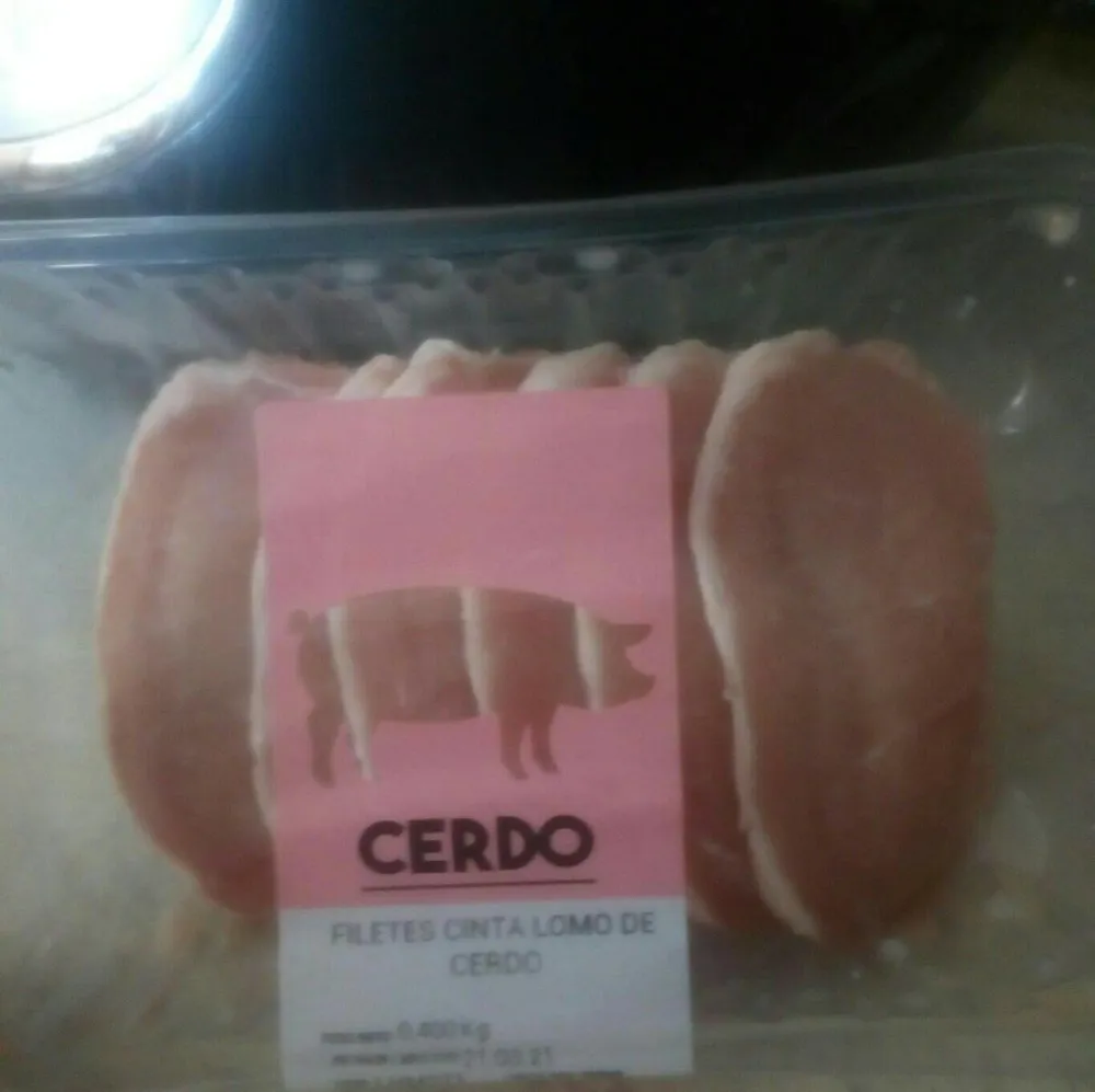 Filetes cinta lomo de cerdo