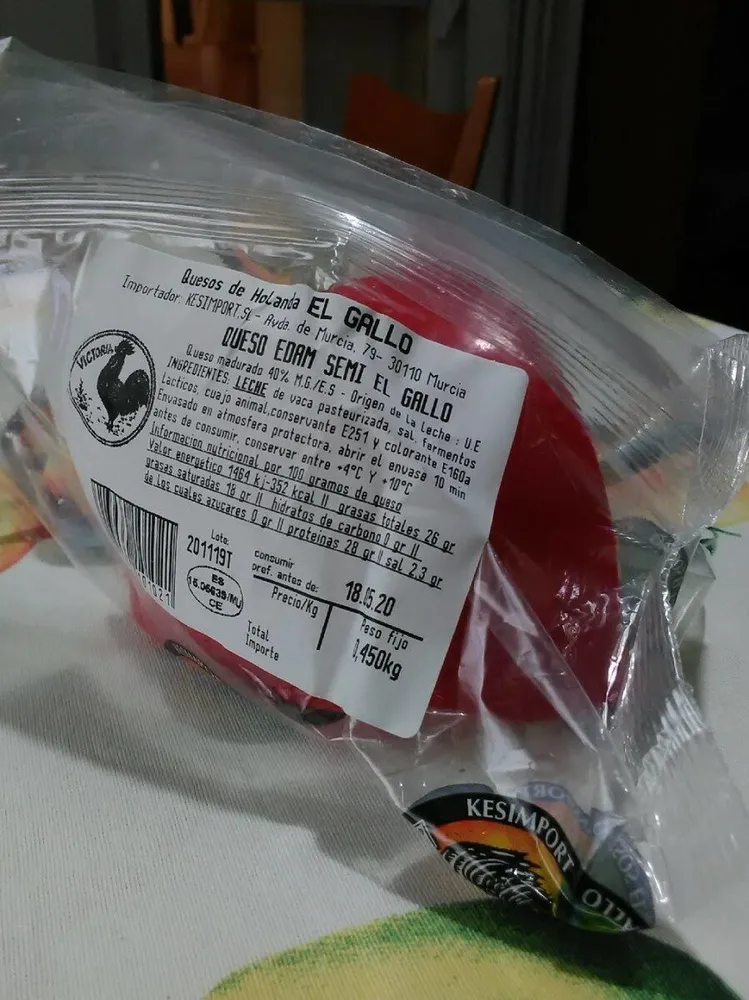 Queso EDAM Semi
