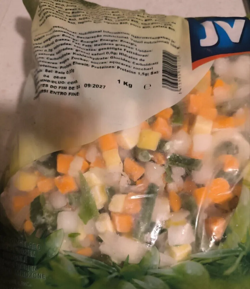 Mélange de légumes pour potage bio