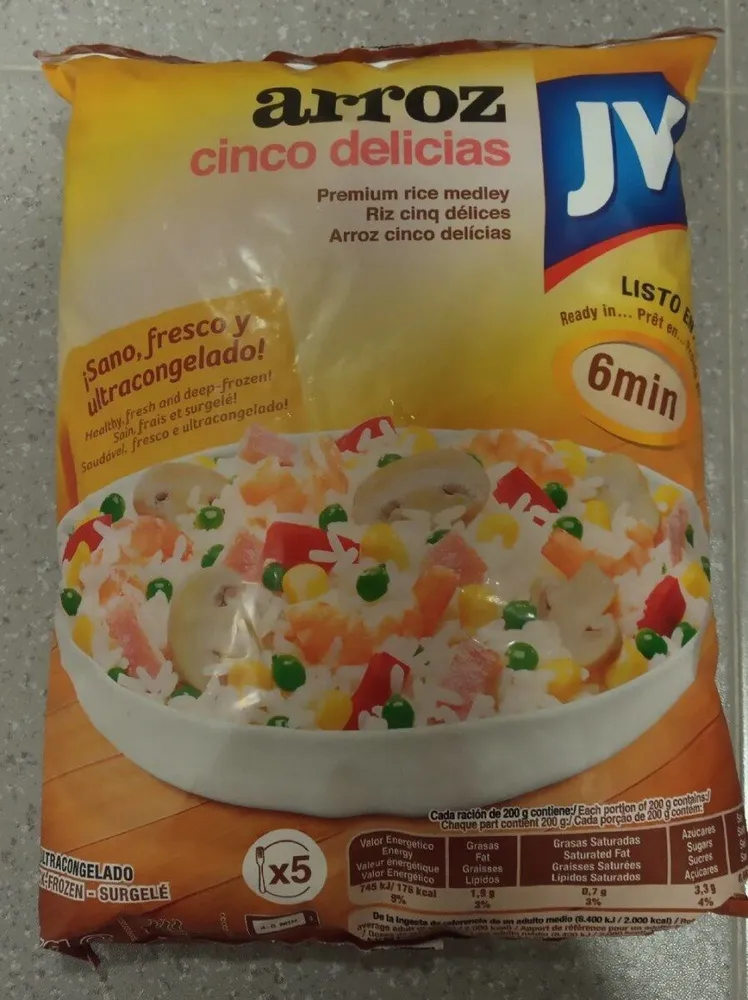 Arroz cinco delicias JV