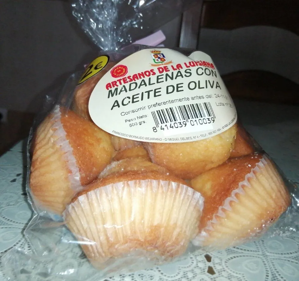 Magdalenas con aceite de oliva