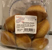 Magdalenas con aceite de oliva