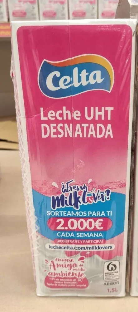 Leche UHT DESNATADA