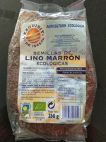 Semillas de lino marrón ecológicas
