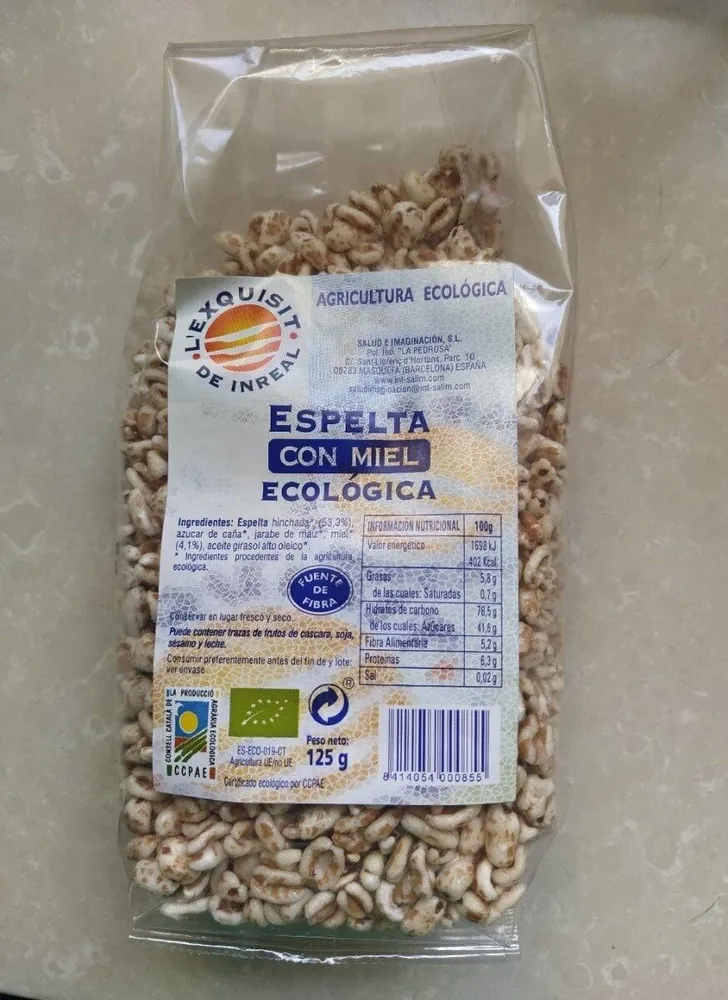 Espelta con miel