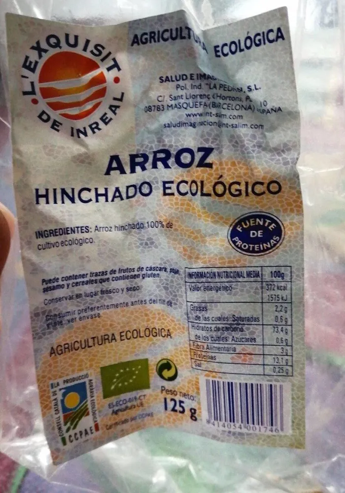 Arroz  hinchado