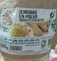 Jengibre en polvo - Producto ecológico