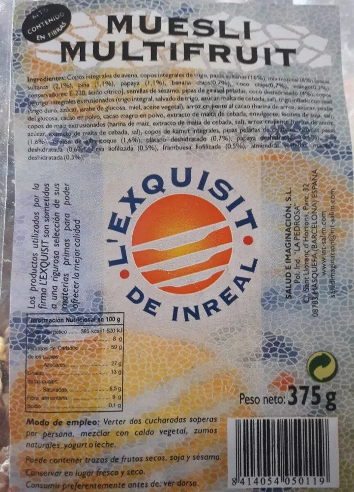 Muesli Multifruit