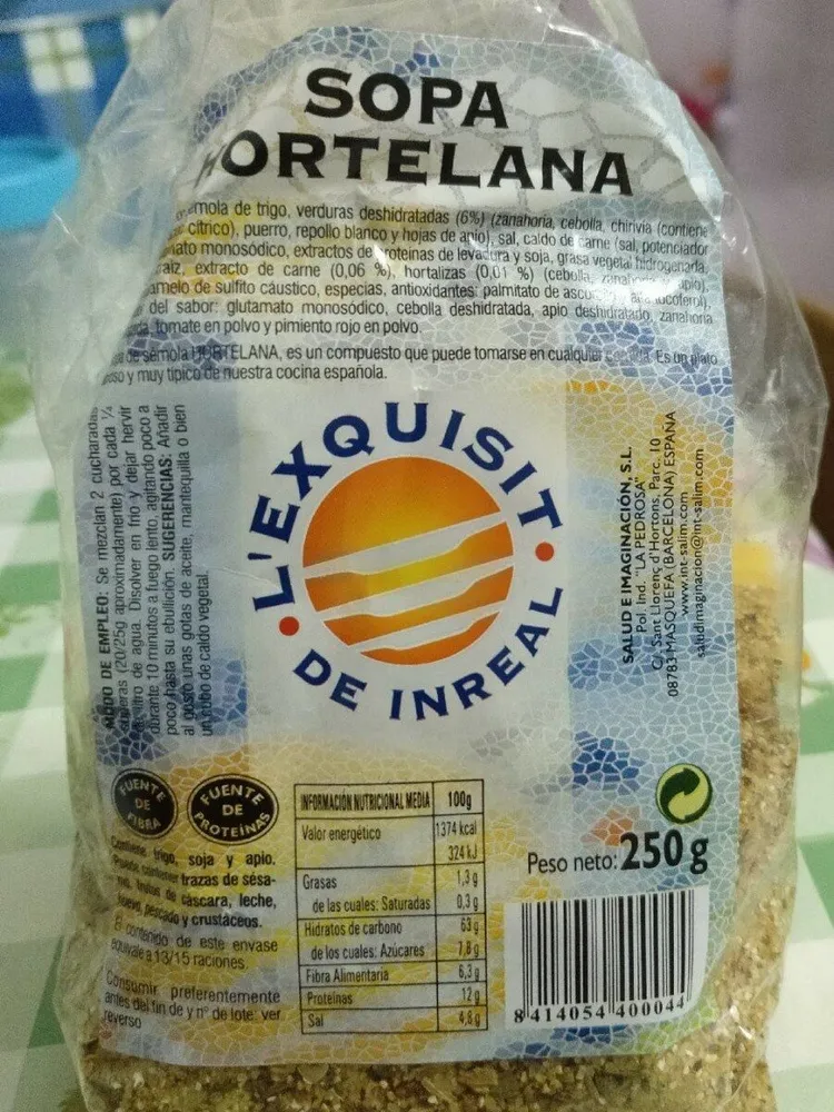 Sopa hortelana