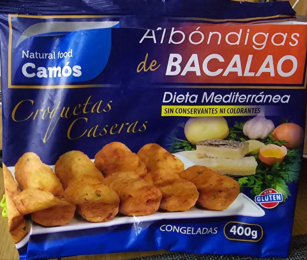 Albóndigas de bacalao congeladas
