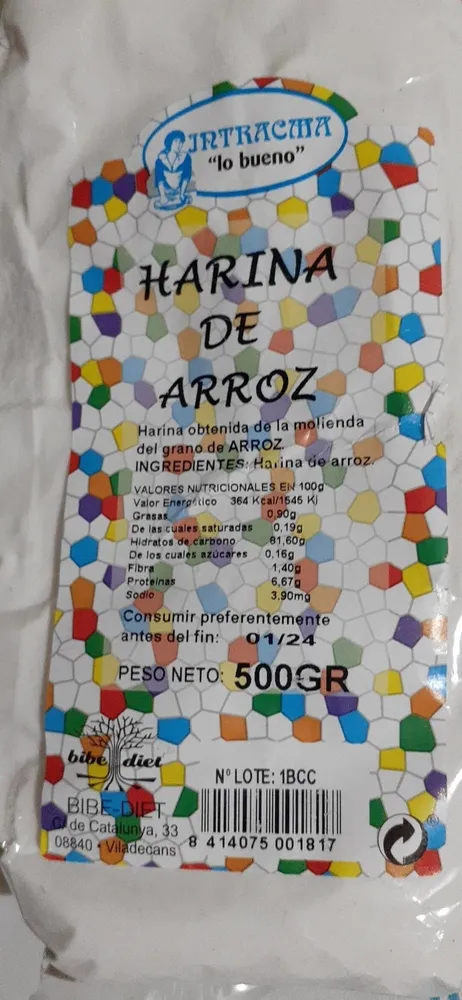 Harina de arroz