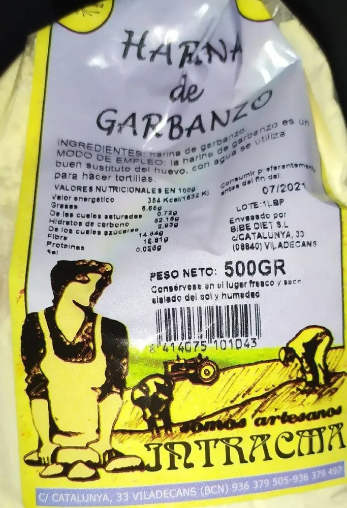 Harina de garbanzo