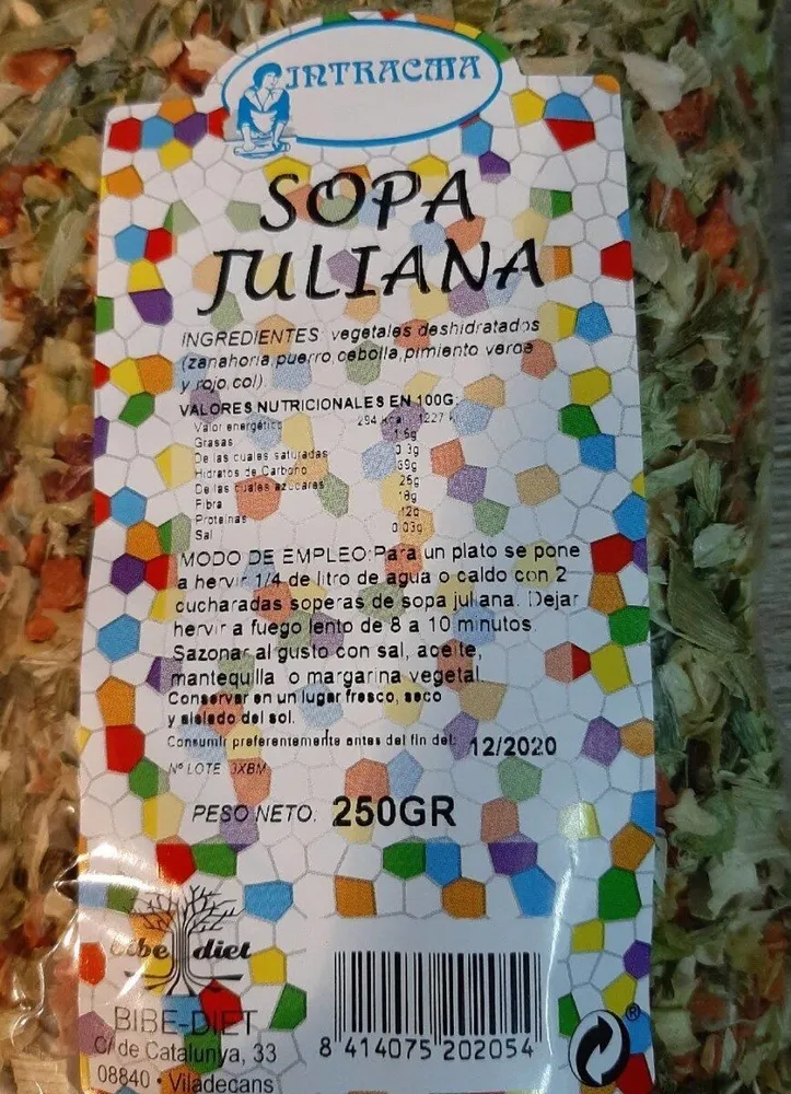 Sopa juliana