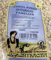 Copos avenas integrales familiar