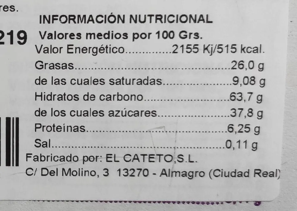 Triángulos de chocolate