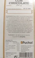 Triángulos con chocolate