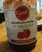 Mermelada extra de maduixa amb fructosa