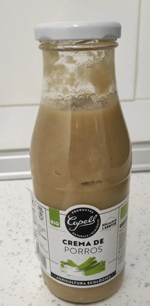 Crema de porros