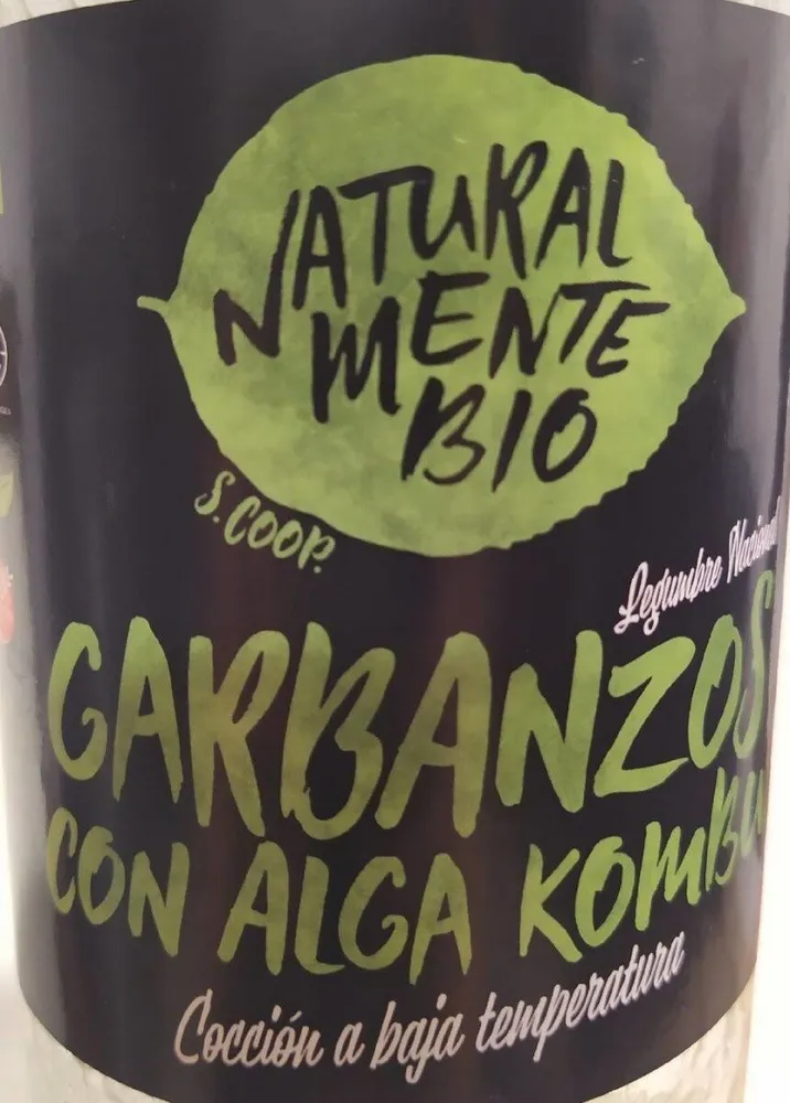 Garbanzos con alga kombu